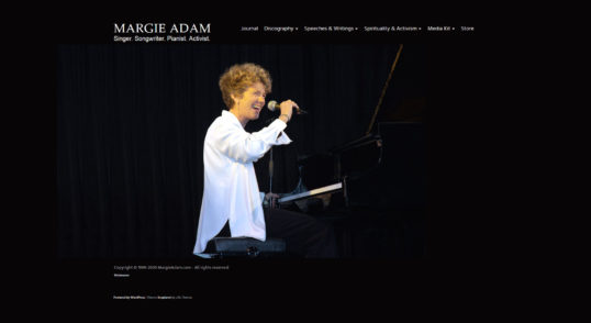Margie Adam: home page