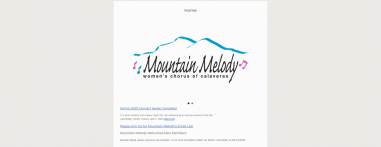 Mountain Melody women's Chorus of Calaveras: home page
