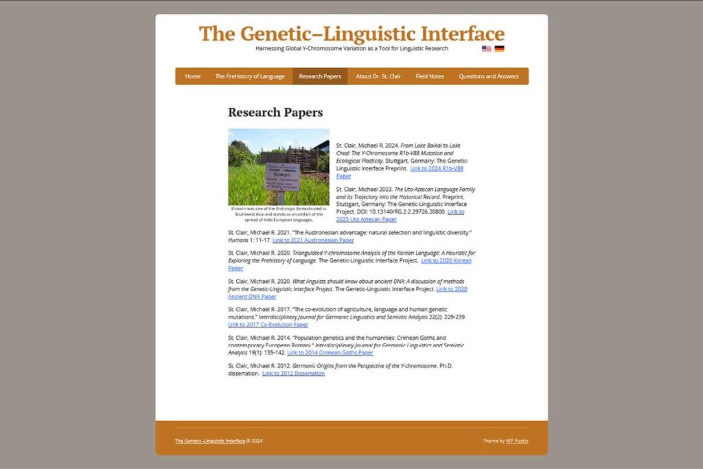 Genetic Linguistic Interface English Research Papers Page